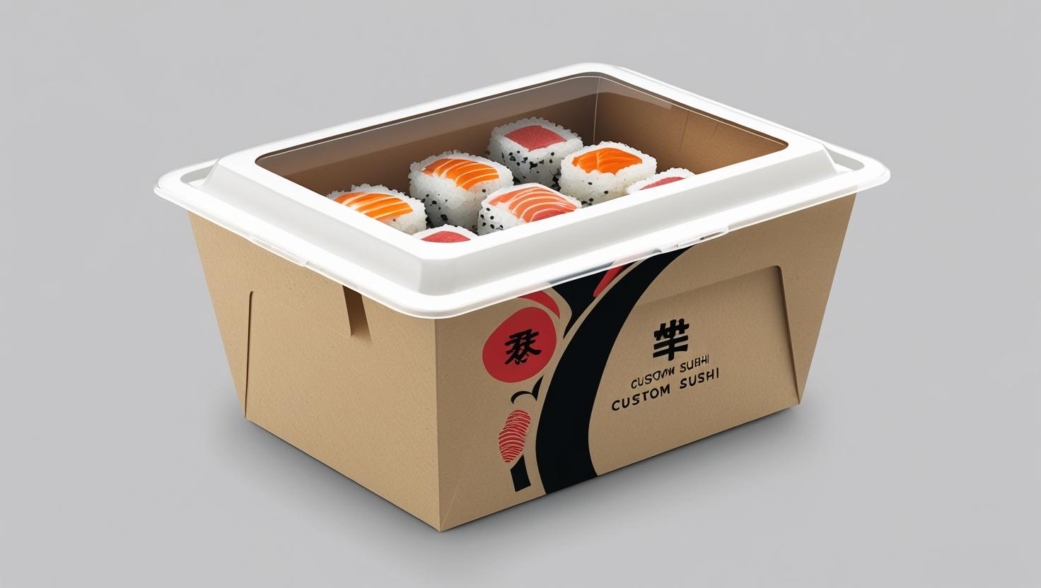 Custom Sushi Boxes - Image 1